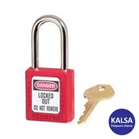 Gembok Master Lock 410RED Keyed Different Safety Padlock Zenex Thermoplastic LOTO