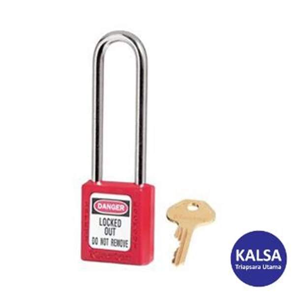 Gembok Master Lock 410LTRED Keyed Different Safety Padlock Zenex Thermoplastic
