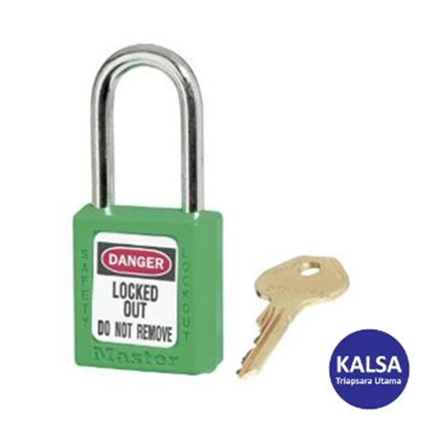 Gembok Master Lock 410KAGRN Keyed Alike Safety Padlock Zenex Thermoplastic