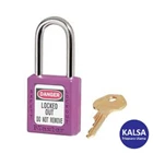Gembok Master Lock 410PRP Keyed Different Safety Padlock Zenex Thermoplastic LOTO 1
