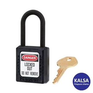 Master Lock 406BLK Keyed Different Safety Padlock Zenex Thermoplastic LOTO