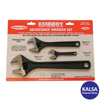 Kennedy KEN-501-0600K Phosphate Finish Set Adjustable Wrench Set