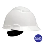 3M H-701R White 4 Point Ratchet Suspension Hard Hat Head Protection 1