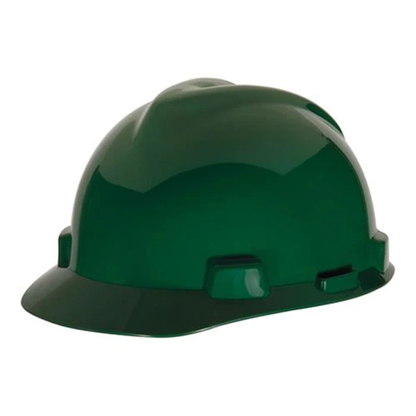 MSA Fastrack V-Gard Caps Green Head Protection