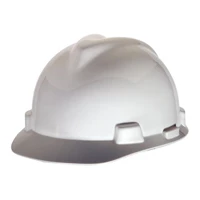 MSA Fastrack V-Gard Caps White Head Protection