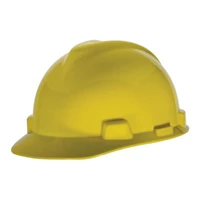 MSA Fastrack V-Gard Caps Yellow Head Protection