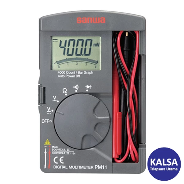 Sanwa PM11 Digital Multimeter (AC/DC voltage up to 500 V)