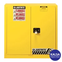 Justrite 893300 Yellow Industrial Safety Cabinet