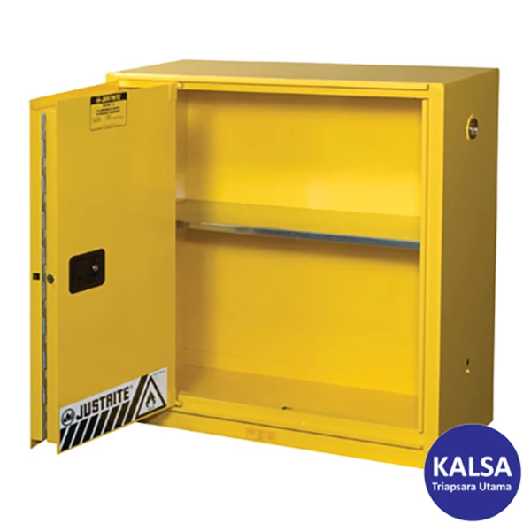 Justrite 893080 Yellow Industrial Safety Cabinet