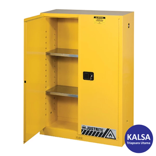 Justrite 894500 Yellow Industrial Safety Cabinet
