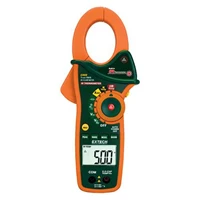 Extech EX820 IR Thermometer and True RMS AC 1000 A Clamp Meter