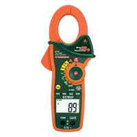 Extech EX830 IR Thermometer and True RMS AC-DC 1000 A Clamp Meter