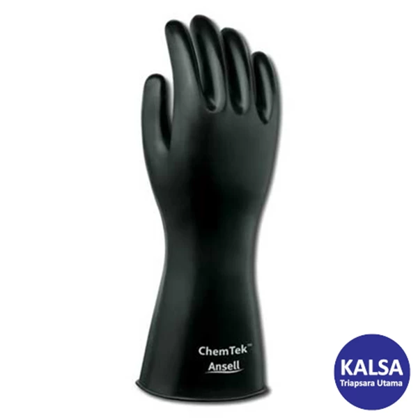 An ChemTek 38-514 Butyl Immersion Chemical and Liquid Protection Glove