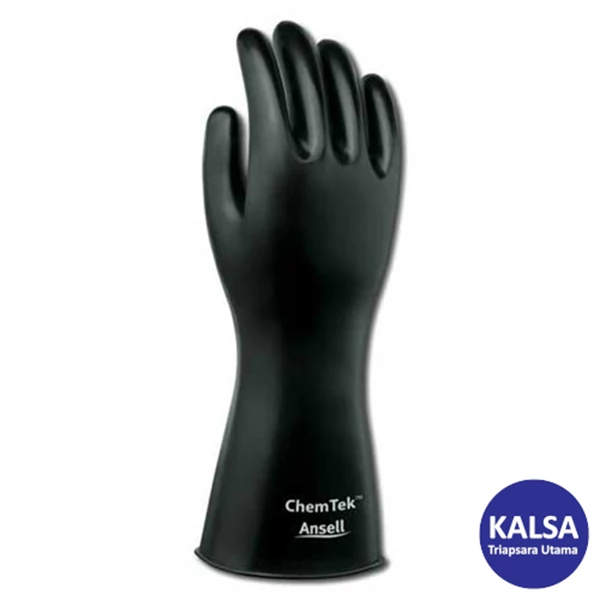 Ansell ChemTek 38-214T Viton - Butyl Immersion Chemical and Liquid Protection Glove