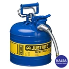 Safety Can Justrite 7220320 Type II Blue AccuFlow with Hose 1