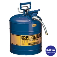 Safety Can Justrite 7250320 Type II Blue AccuFlow with Hose