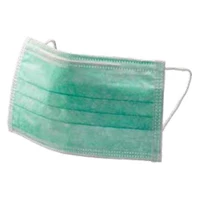 Trasti TFM 205 Tie On Green 3 Ply Facemask