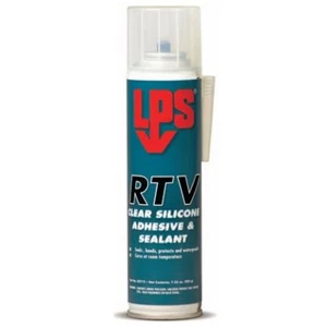 LPS 03712 RTV Clear Silicone Adhesive and Sealant Grease Cleaner