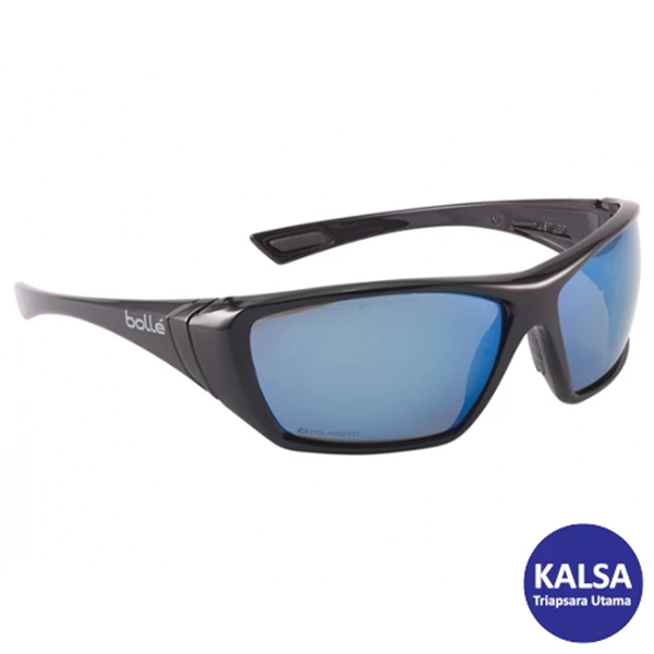 Bolle HUSTFLASH Polarized Blue flash Hustler Safety Glasses Eye Protection