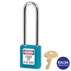 Master Lock 410LTTEAL Keyed Different Safety Padlock Zenex Thermoplastic 1