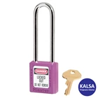 Master Lock 410LTPRP Keyed Different Safety Padlock Zenex Thermoplastic 1