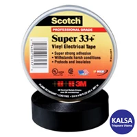 3M Scotch Super 33+ DISP Vinyl Electrical Tape Black