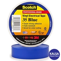 3M Scotch 35 BLUE 1/2 Vinyl Color Coding Electrical Tape