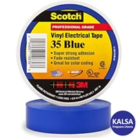 3M Scotch 35 BLUE 3/4 Vinyl Color Coding Electrical Tape
