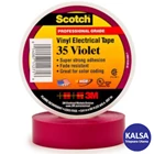 3M Scotch 35 VIOLET 3/4 Vinyl Color Coding Electrical Tape 1