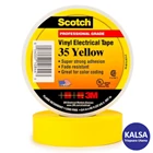3M Scotch 35 YELLOW 3/4 Vinyl Color Coding Electrical Tape 1