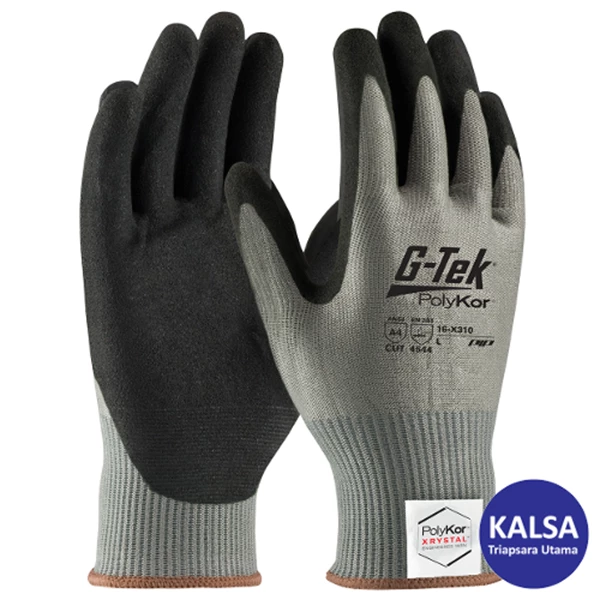Sarung Tangan Safety Glove PIP 16-X310 G-Tek PolyKor Xrystal Cut Resistant Hand Protection