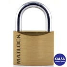 Matlock MTL-950-6830K Slimline Brass Security Padlock 1