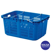 Container Plastik Rabbit 1201 Outside Dimension 800 x 555 x 375 mm Nestable and Stackable Container