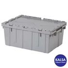 Container Plastik Rabbit 6000 Outside Dimension 600 x 400 x 250 mm Nestable With Attached Lid 1