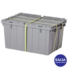 Container Plastik Rabbit 7000 Outside Dimension 600 x 400 x 315 mm Nestable With Attached Lid 1