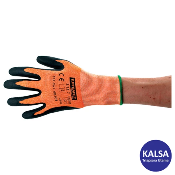 Tuffsafe TFF-961-4833E Size 10 Nitrile Cut Resistant Glove