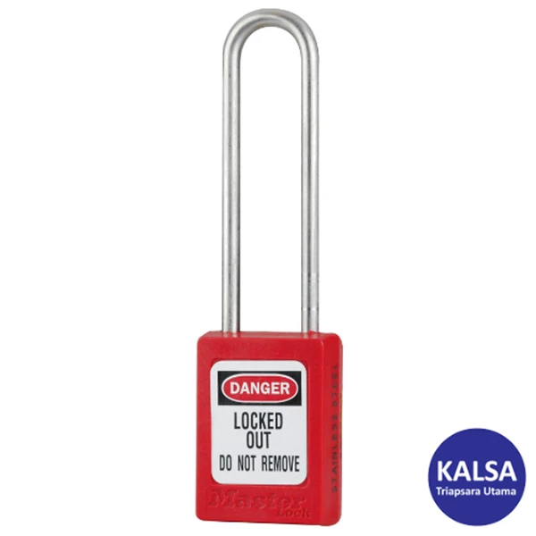 Master Lock S33LTRED Keyed Different Zenex Snap Lock Safety Padlock