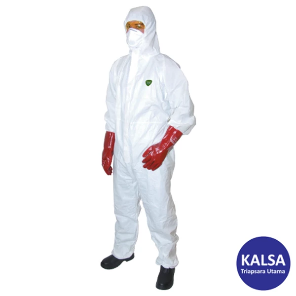 Tuffsafe TFF-962-3832C Size L Guard Master Plus Disposable Hooded Coverall