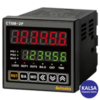 Timer Counter Autonics CT6M-2P2 Programmable Timer