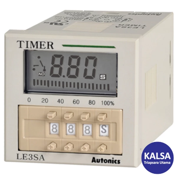 Autonics LE3SA Thumbwheel Switch Setting LCD Display Timer