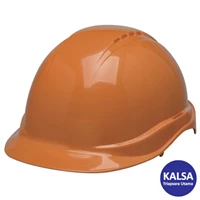Helm Elvex SC-50-4R Orange Tectra Safety Cap Non-Vented Head Protection