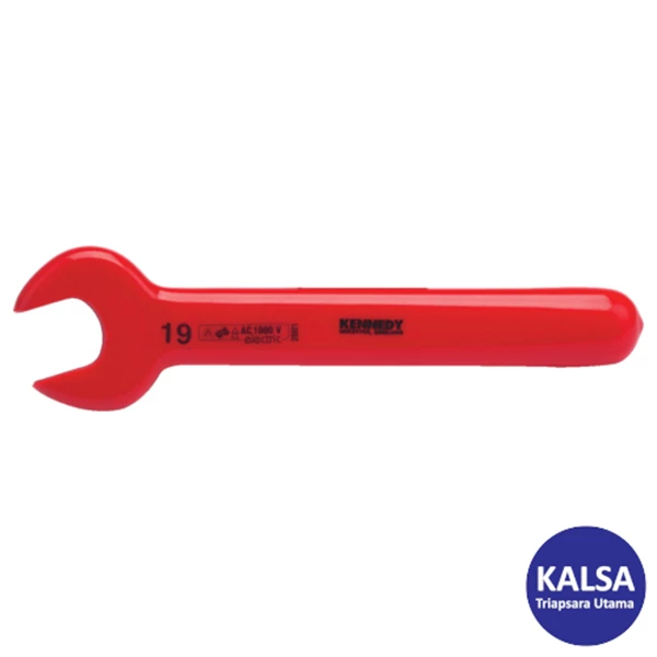 Kunci Pas Isolasi Kennedy KEN-534-8830K Size 13 mm Insulated Single End Open Jaw Spanner