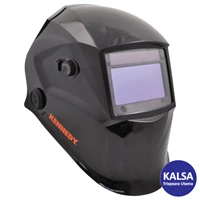 Helm Las Kennedy KEN-885-5100K Black Large Automatic View Welding and Grinding Helmet