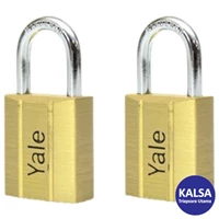 Yale V140.20KA2 V-Series Solid Brass 20 mm Security Padlock