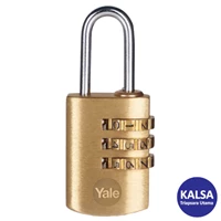 Yale Y150B/22/120/1 Brass Combination 22 mm General Security Padlock