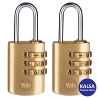 Yale Y150B/22/120/2 Brass Combination 22 mm General Security Padlock