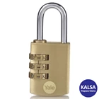 Yale Y150B/40/130/1 Brass Combination 40 mm General Security Padlock 1