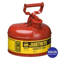 Safety Container 7110100 Justrite Type I Red Larger Capacity Trigger