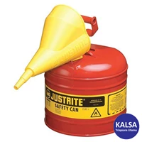 Safety Container 7120110 Justrite Type I Red Larger Capacity Trigger