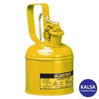Safety Container 10111 Justrite Type I Yellow Small Capacity Trigger